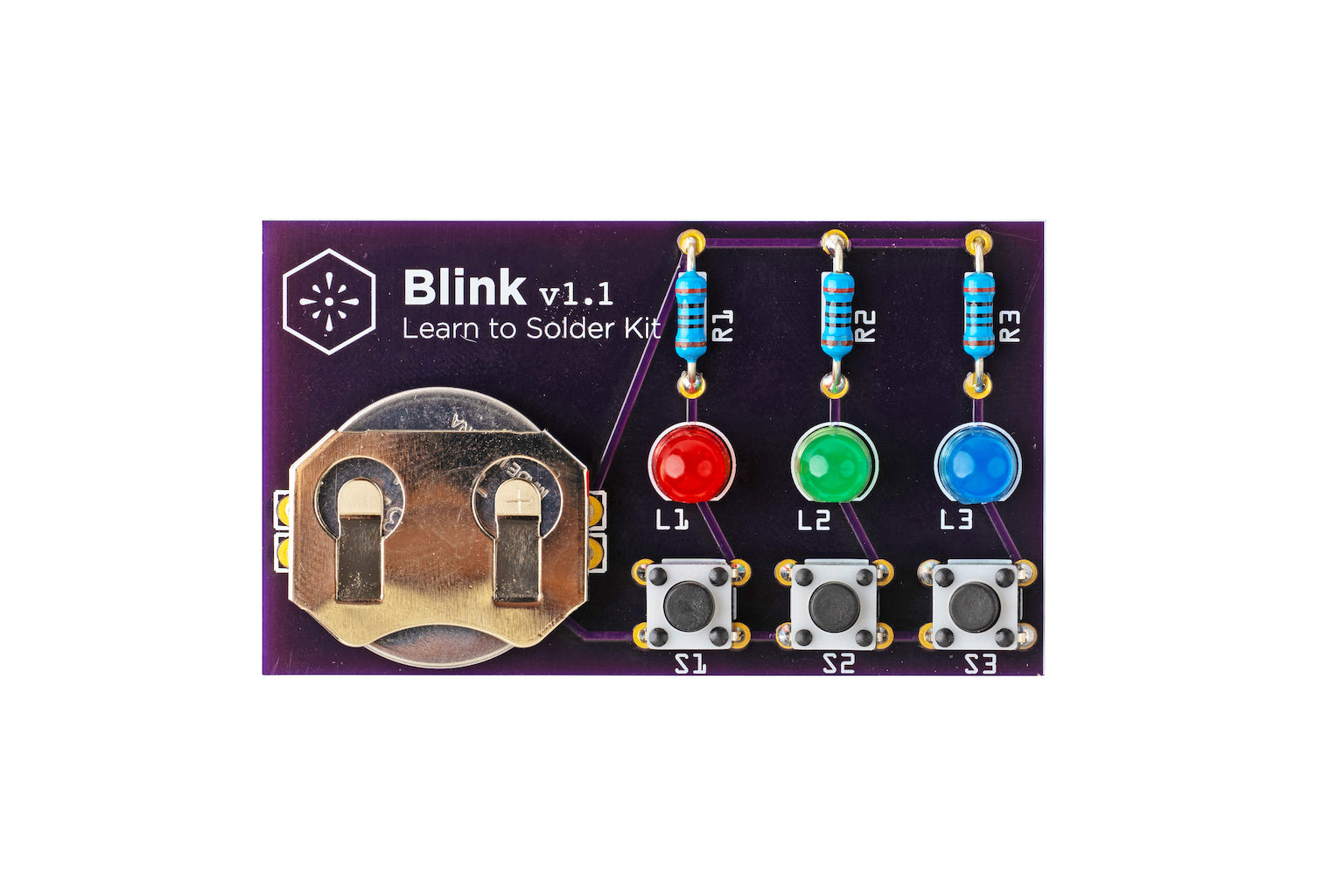 Learn to Solder Kit: Blink