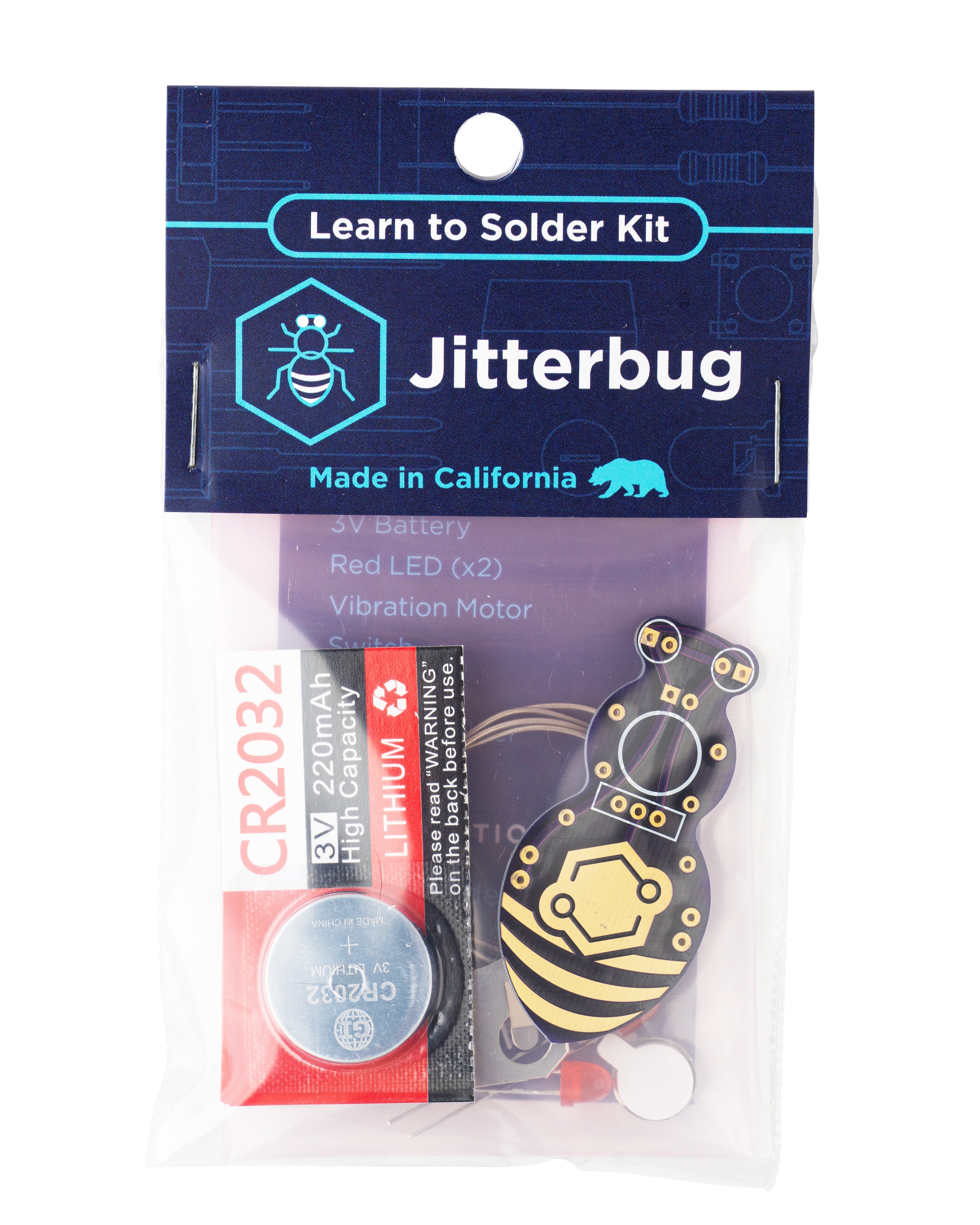 Learn to Solder Kit: Jitterbug