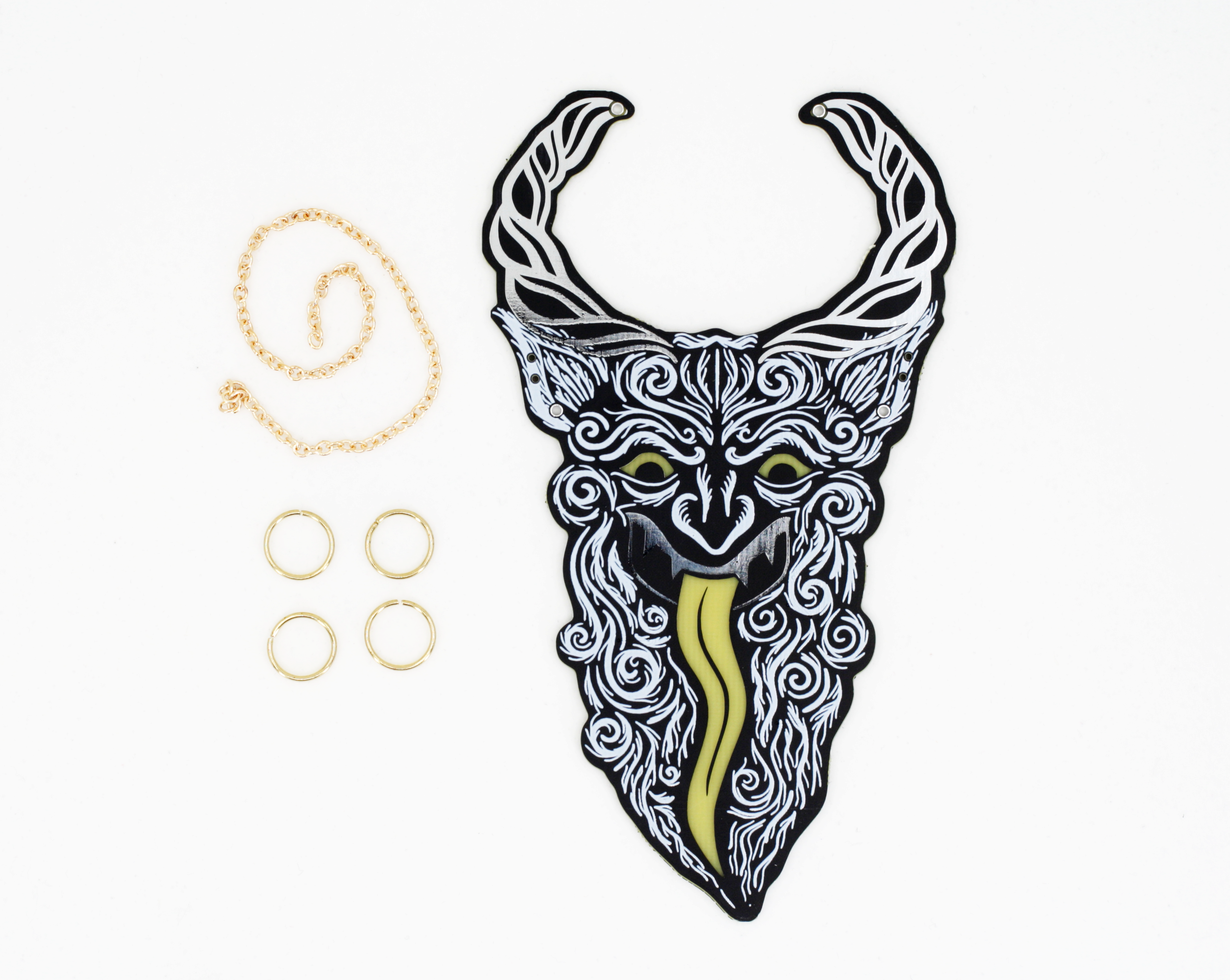 Merry Krampus PCB Ornament