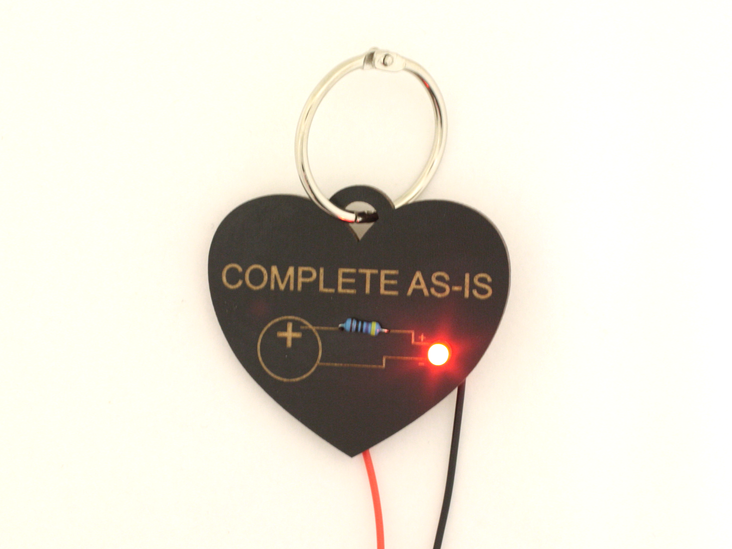 Black Circuit Candy Hearts