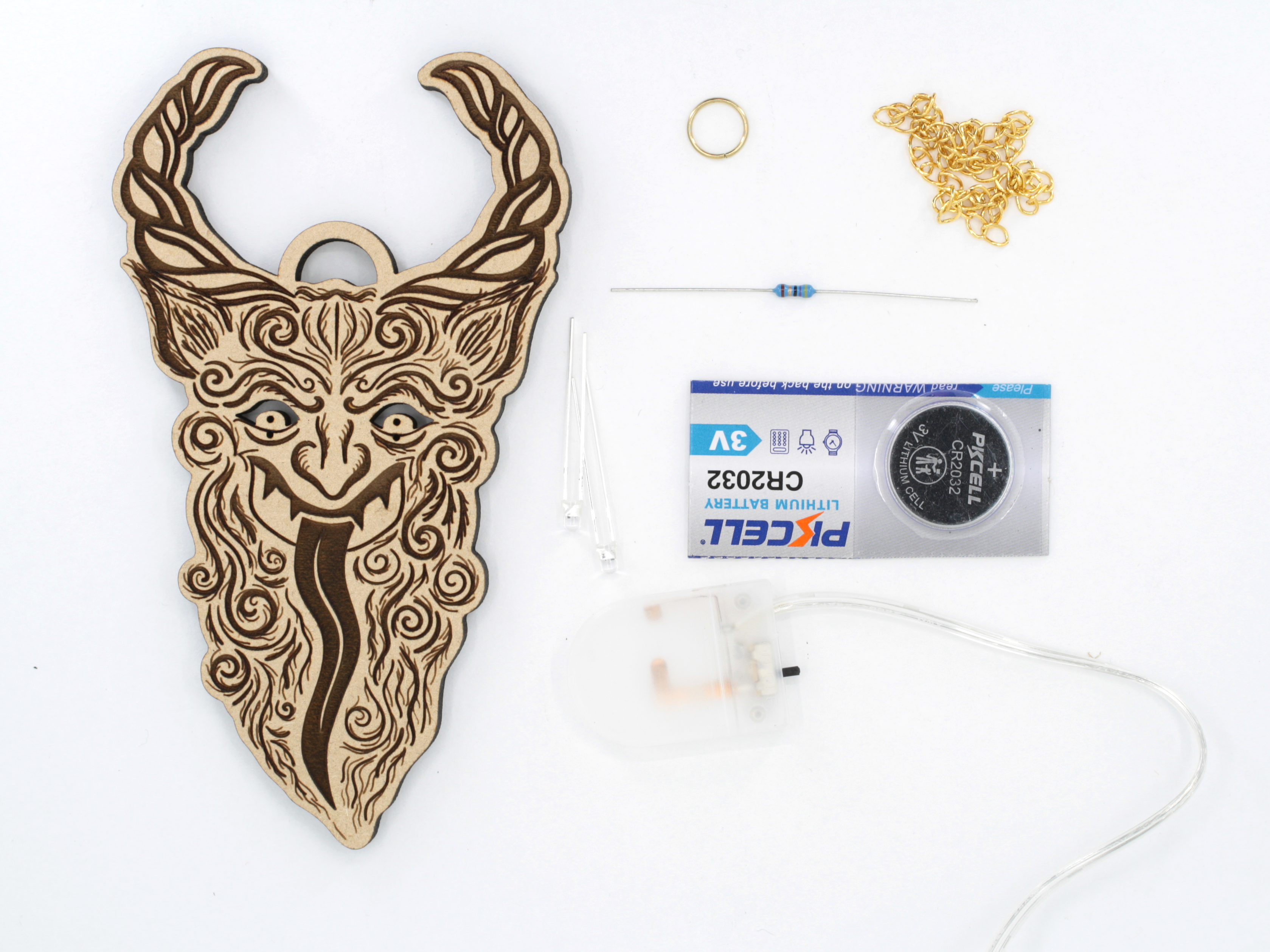 Merry Solderless Krampus Ornament Kit