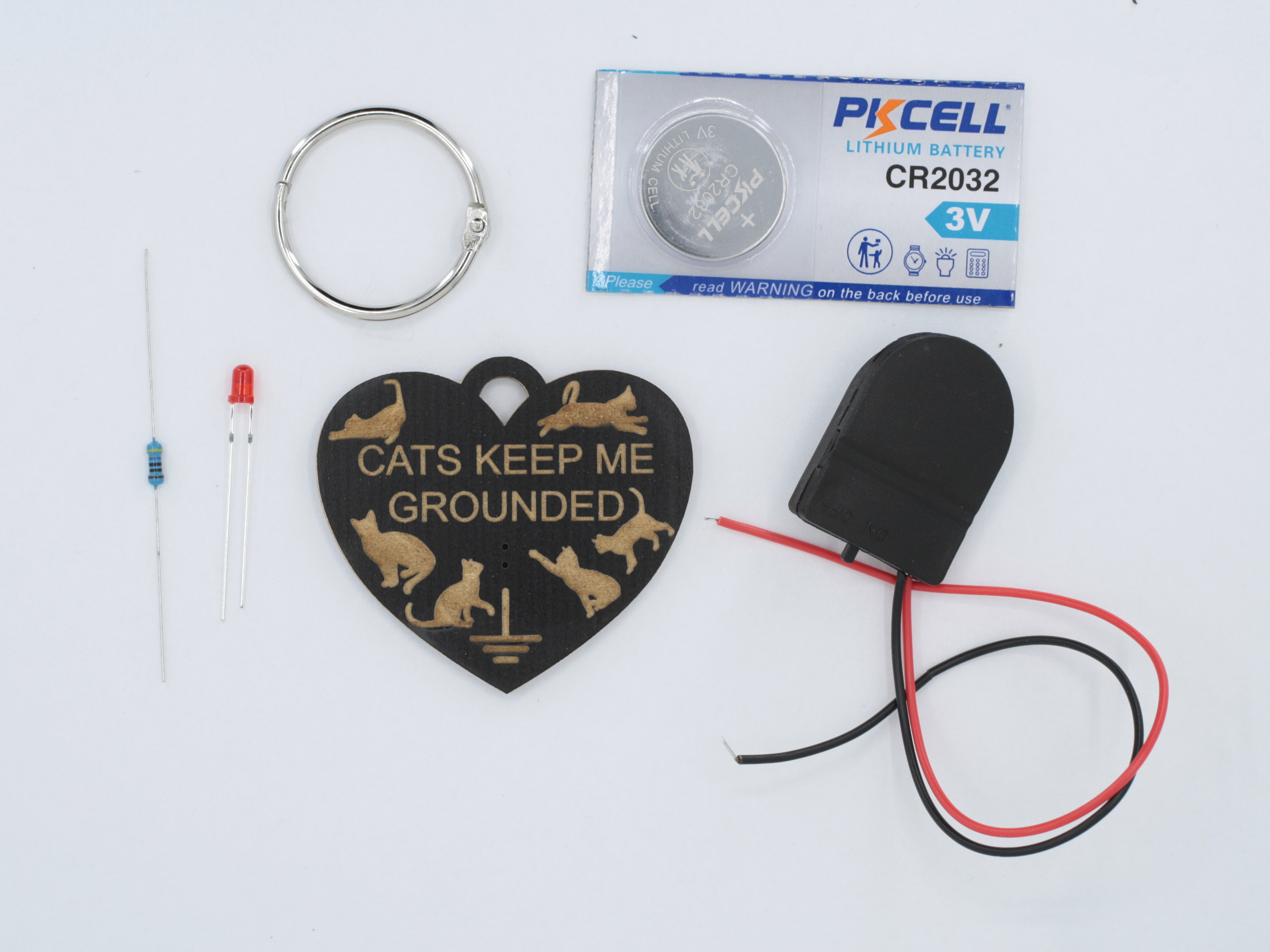 Black Circuit Candy Hearts