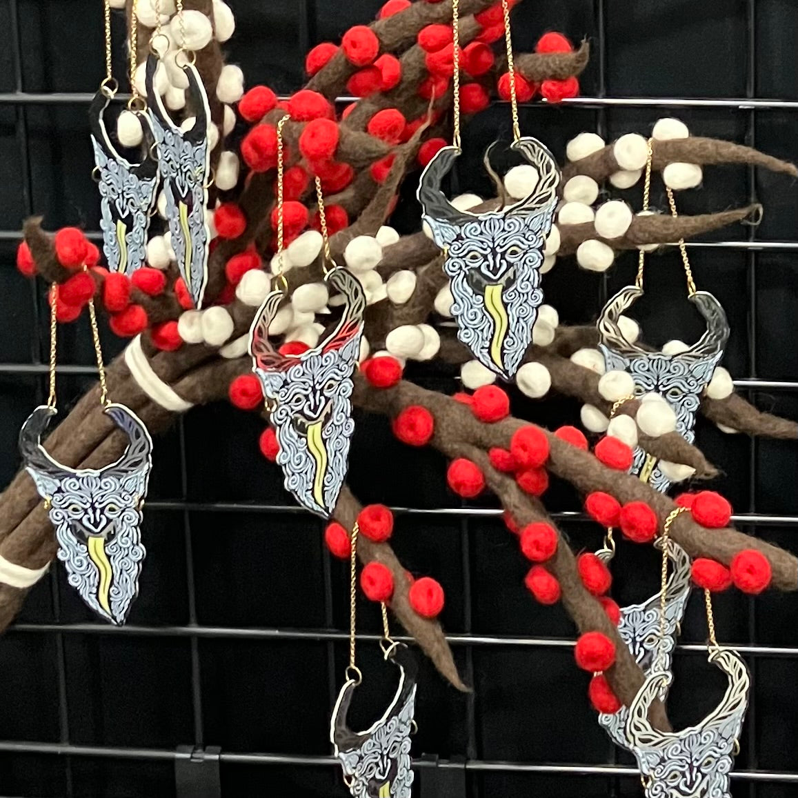 Merry Krampus PCB Ornament