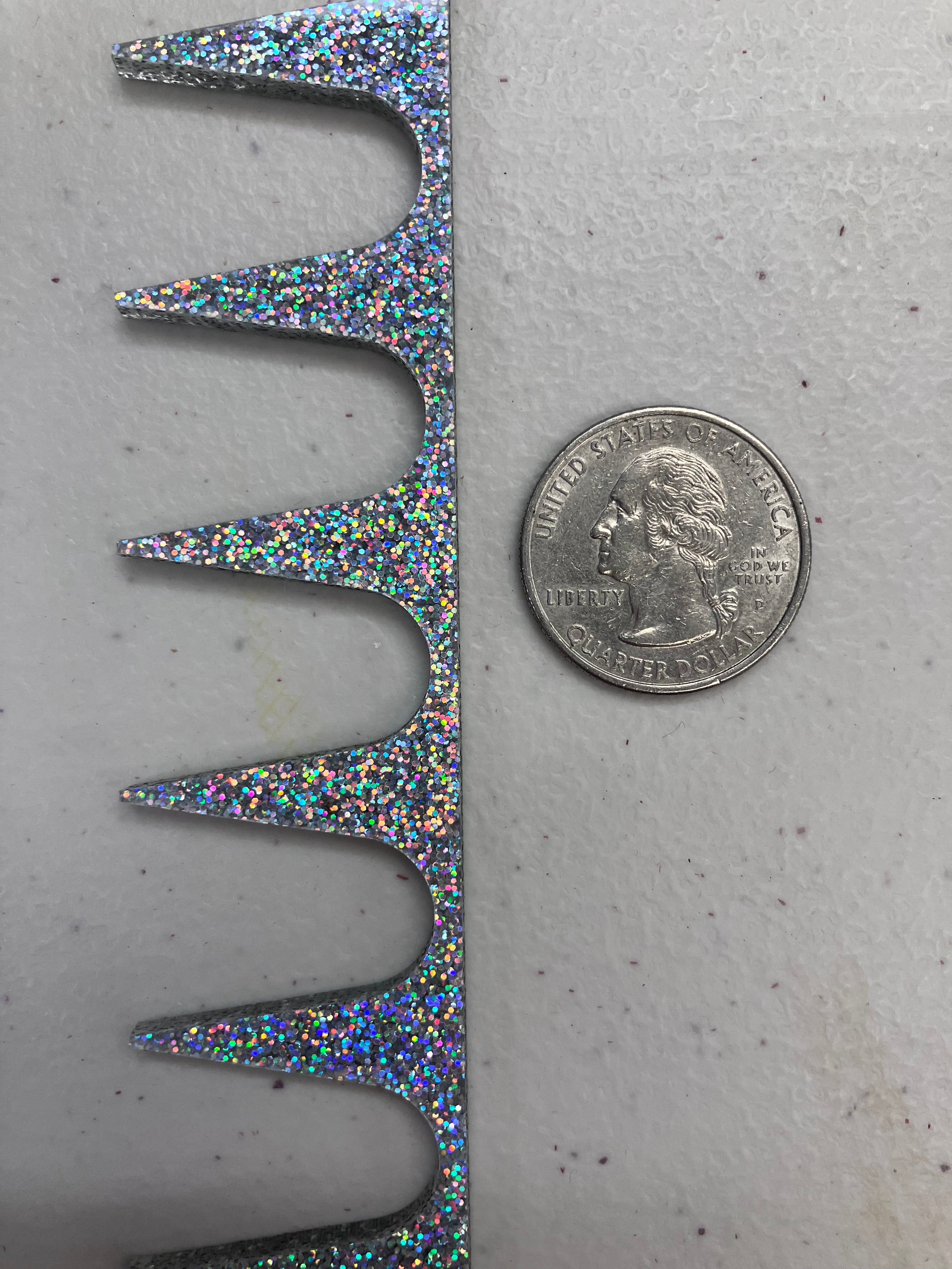 Glitter Acrylic Scraps