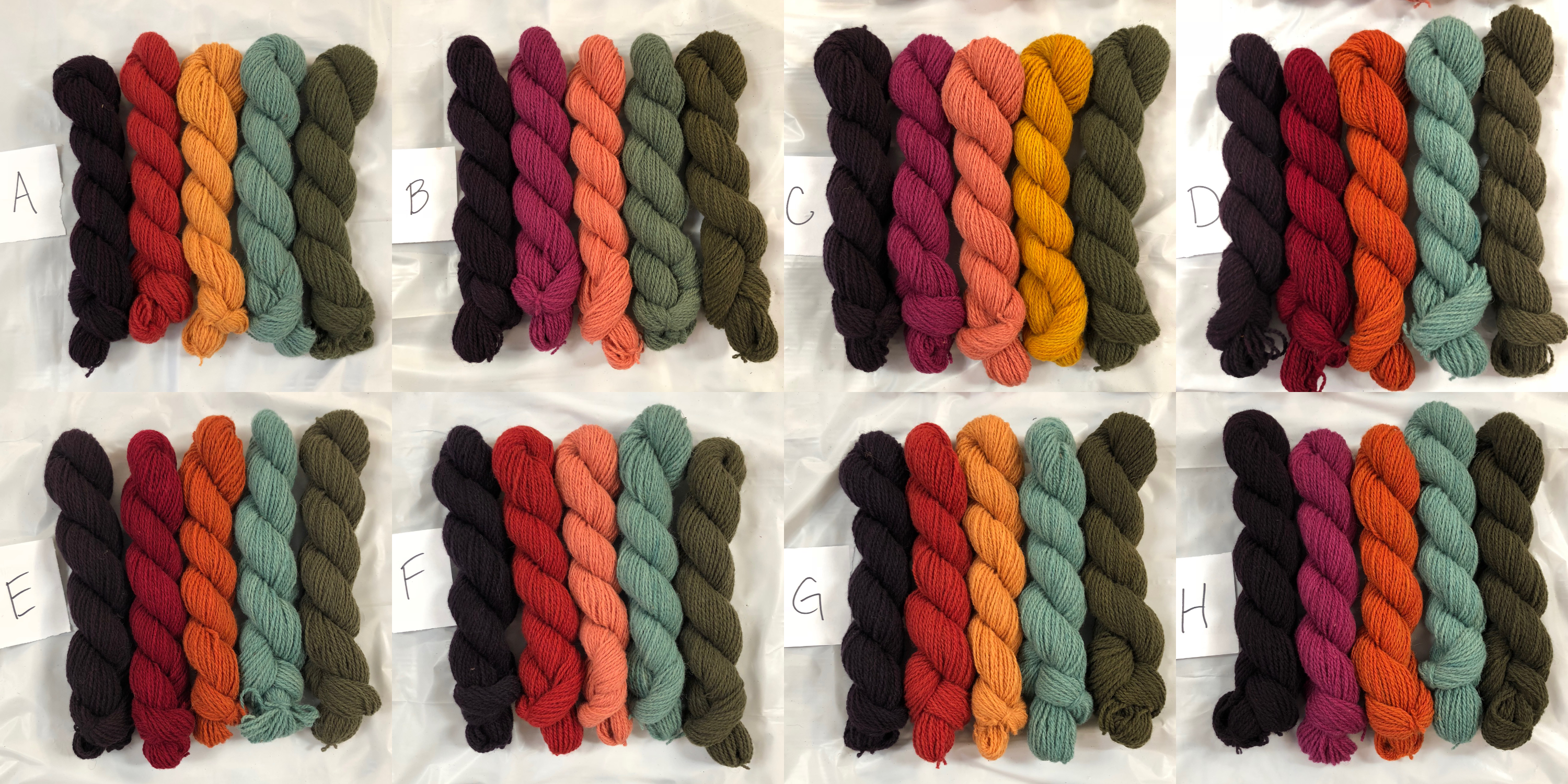 Hand-Dyed Peruvian Yarn Bundle - Wool