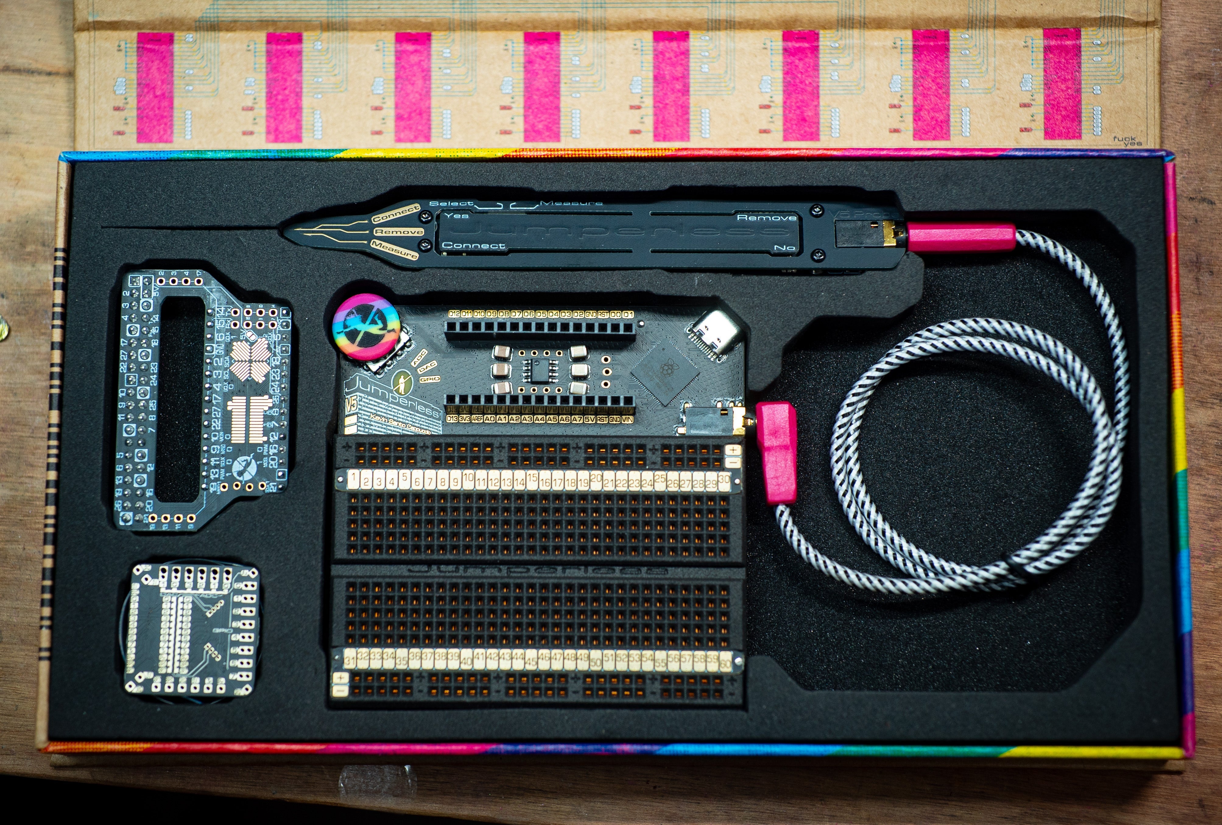 Jumperless V5 offcuts