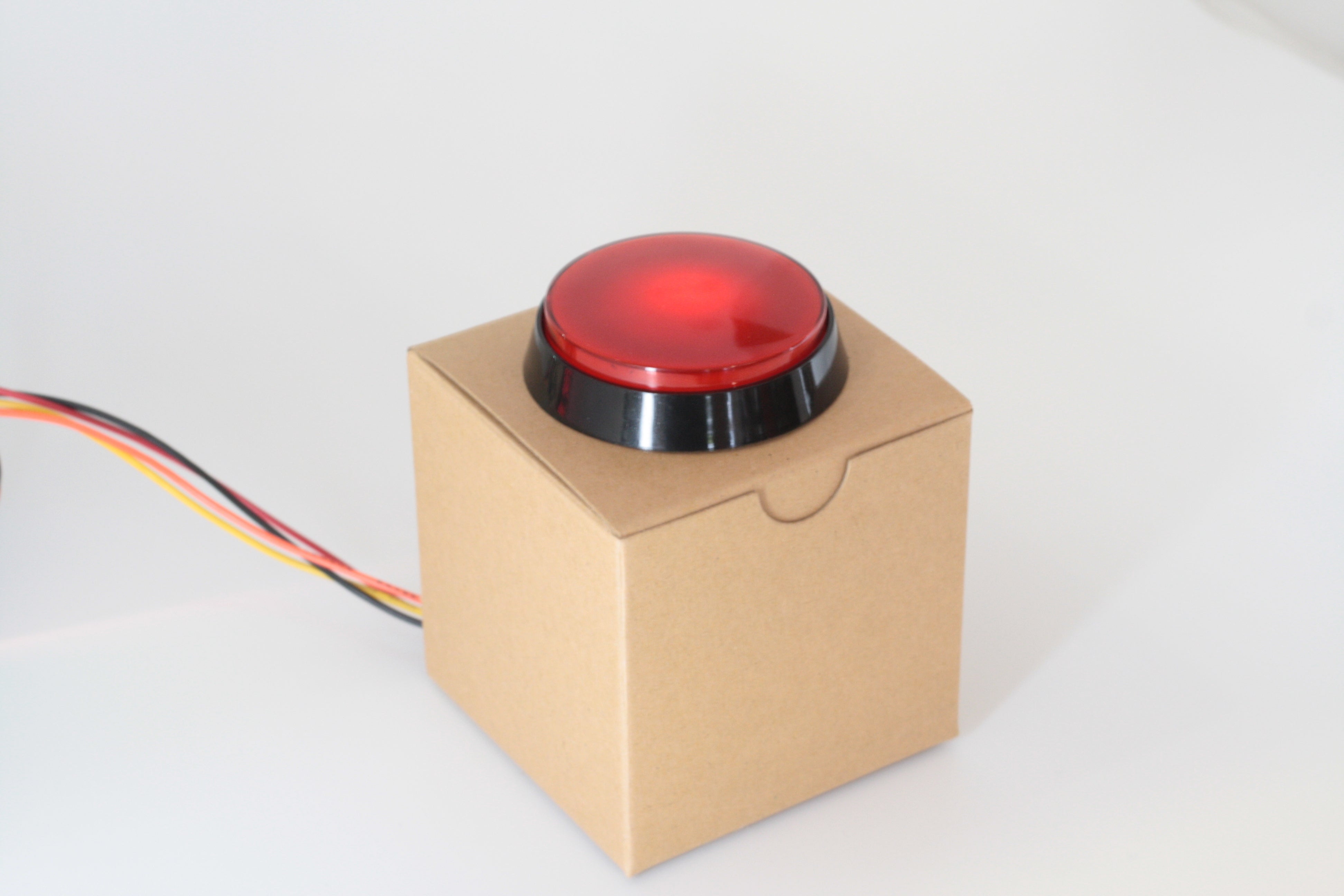 Big Red Arcade Button Kit