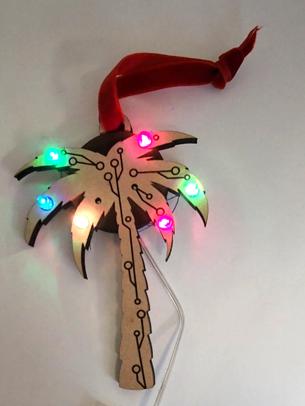 Festive Palm Tree Ornament Kit