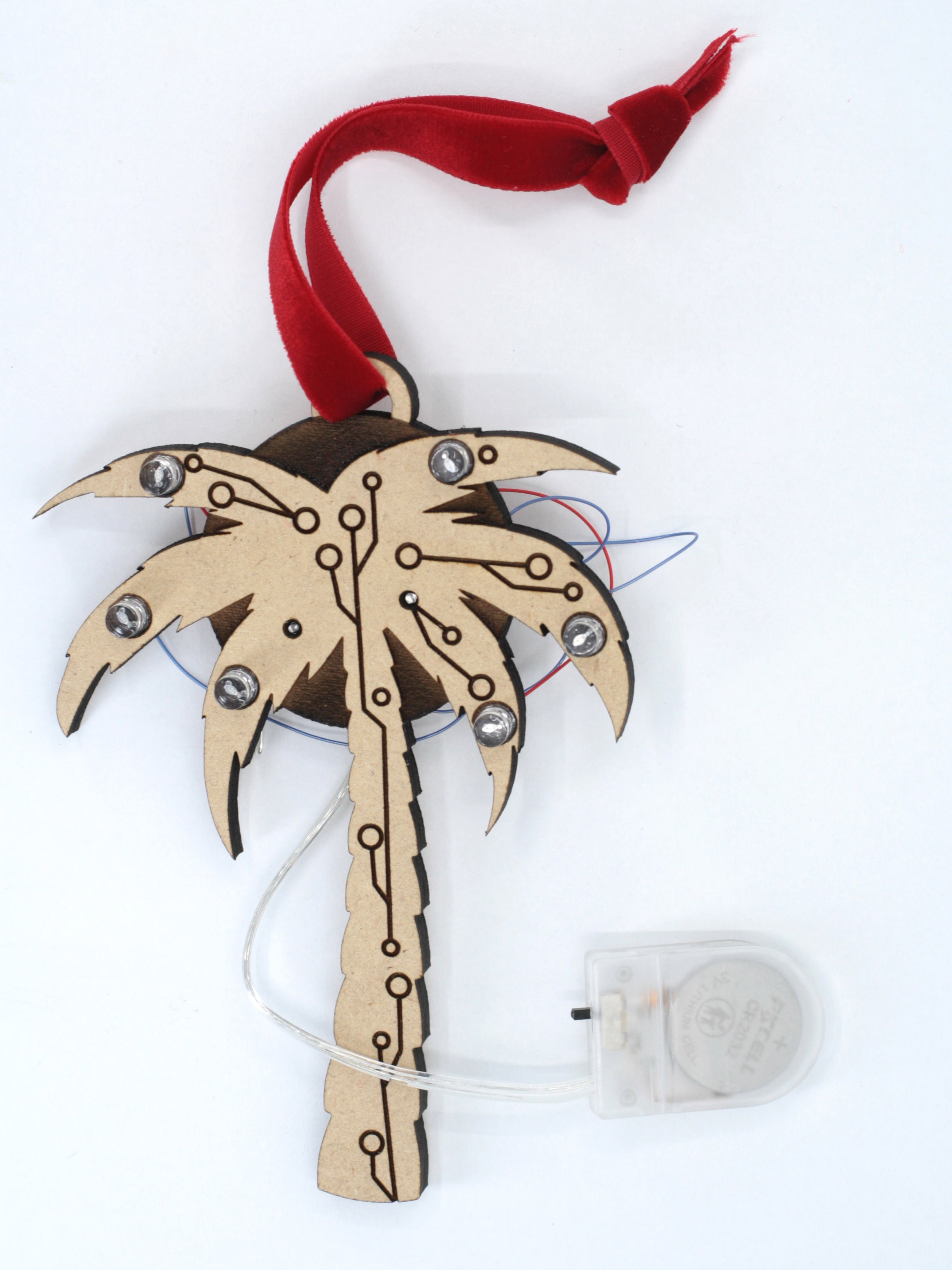 Festive Palm Tree Ornament Kit