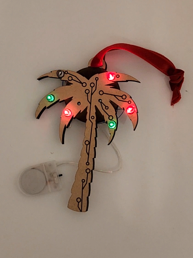 Festive Palm Tree Ornament Kit