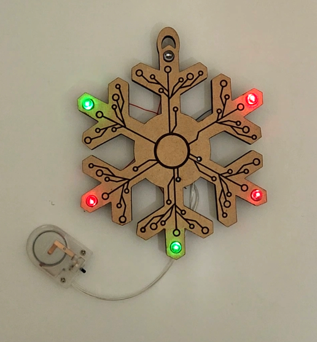 Circuit Snowflake Ornament Kit